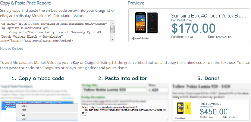 How it works How to get price for your used android phone